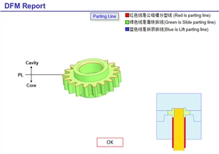 Części z tworzyw sztucznych wtryskiwanych